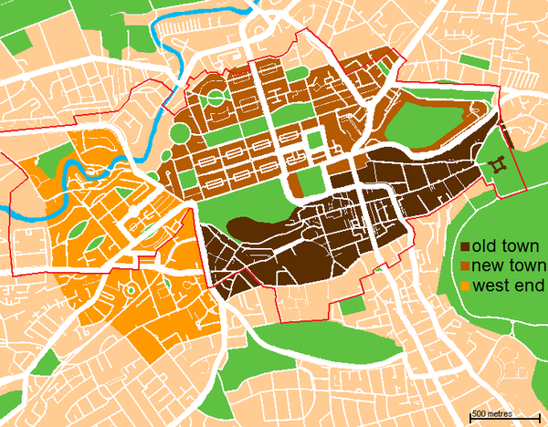 Map of Edinburgh