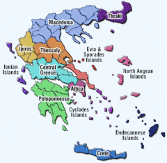 Map of Greece