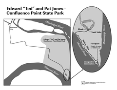 Map of Jones-Confluence Point State Park