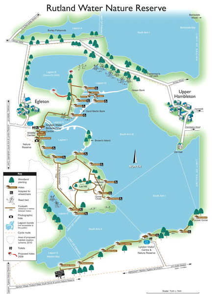 Map of Rudlin Nature Reserve