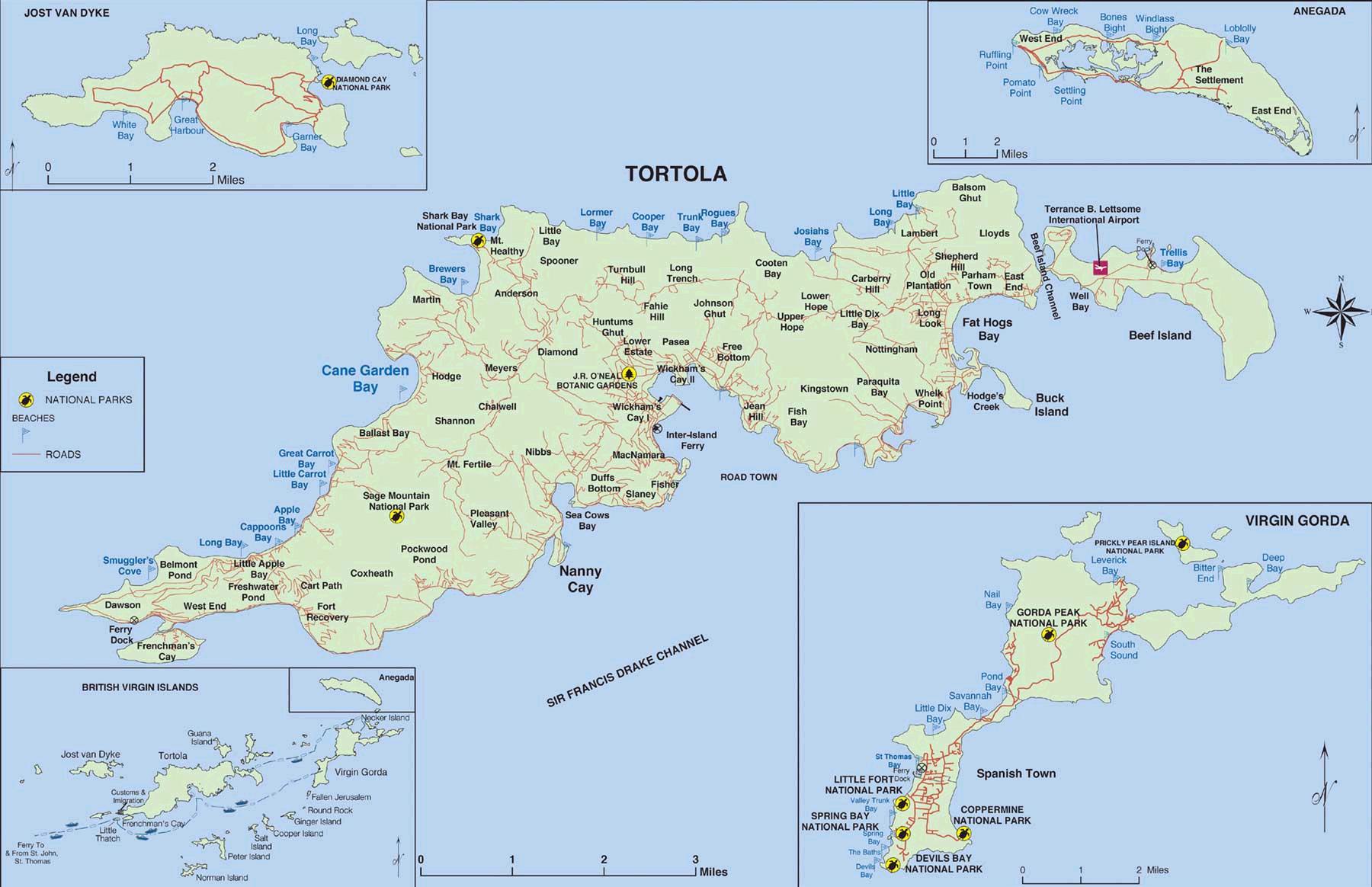 Map Of Tortola Island Tortola British Virgin Islands Mappery map-of-tortola-island-tortola-british-virgin-islands-mappery