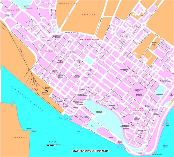 Maputo City Map