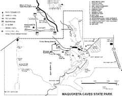 Maquoketa Caves State Park Map