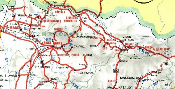 Maramures Map