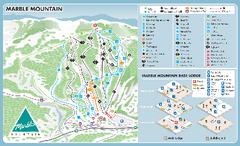 Marble Mountain Ski Trail Map