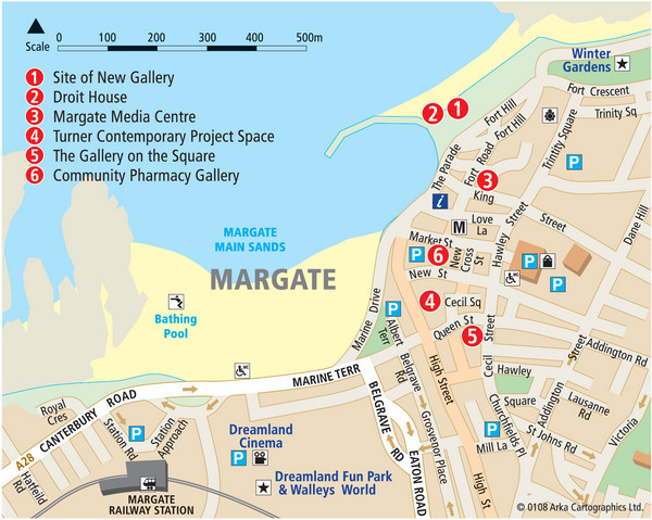 Margate Tourist Map - Margate England • mappery