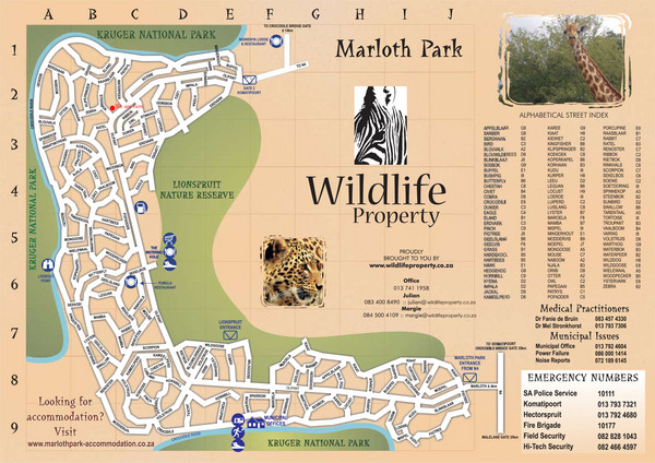 Marloth Park Map