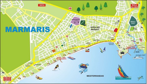 Marmaris City Map