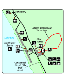 Marsh Boardwalk Map