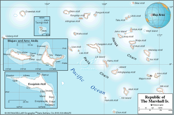 Marshall Islands Map