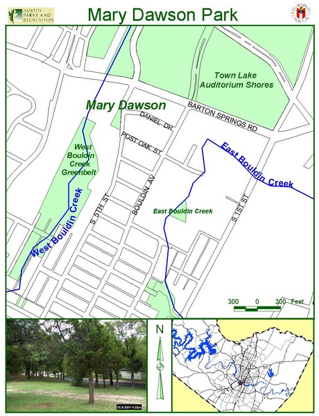 Mary Dawson Park Map