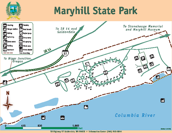 Maryhill State Park Map