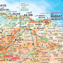 Masqat oman Map