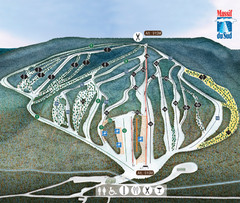 Massif du Sud Ski Trail Map
