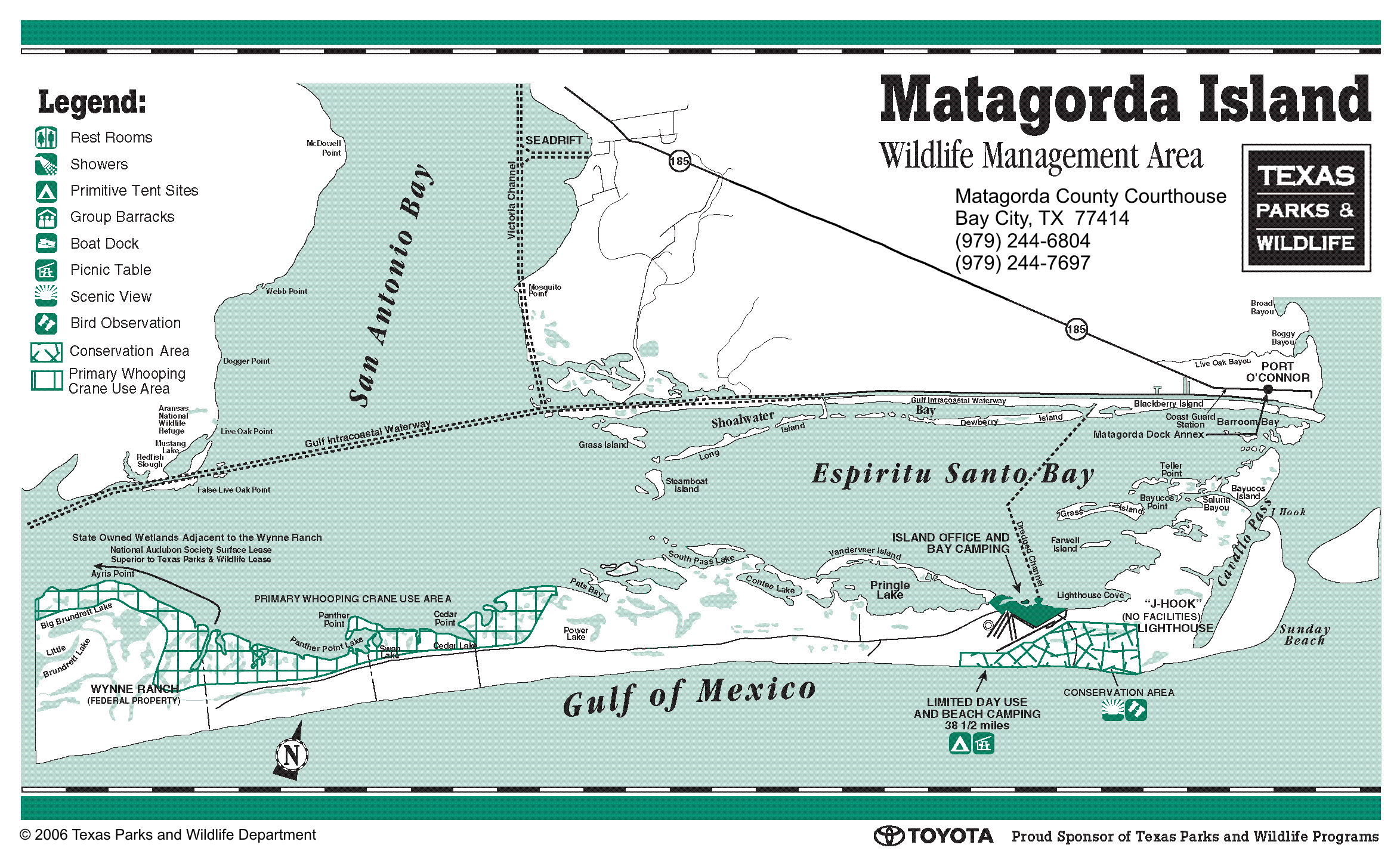Matagorda Island State Park Map Matagorda Island Texas • mappery