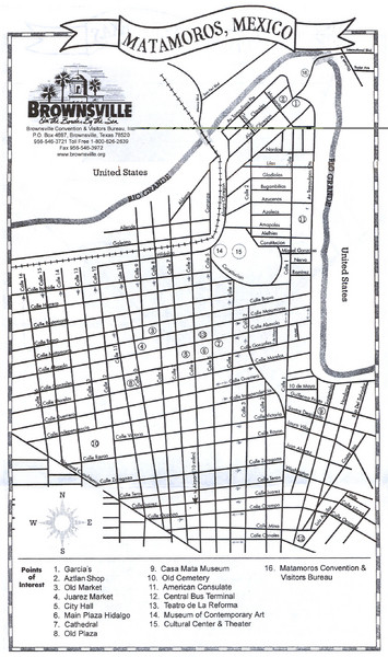 Matamoros Map