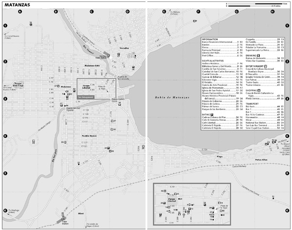 Matanzas Map