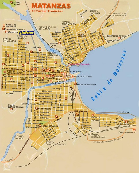 Matanzas Map