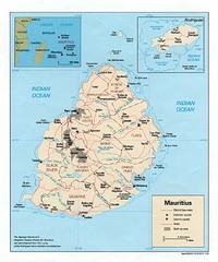 Mauritius Island Map