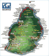 Mauritius tourist Map