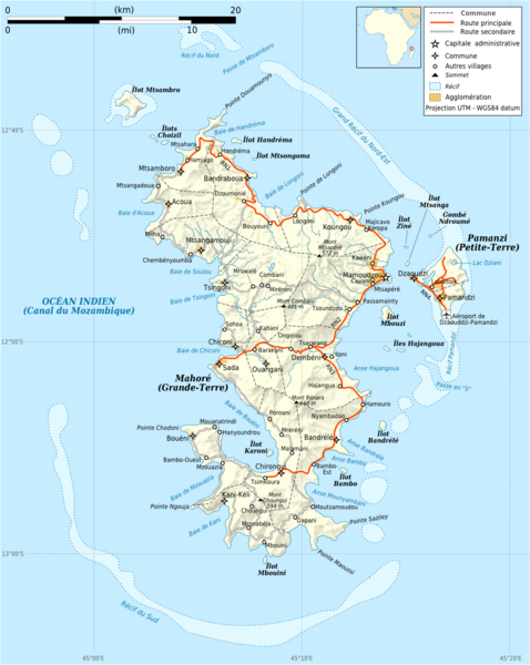 Mayotte Map