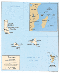 Mayotte Regional Map Mayotte Regional Map