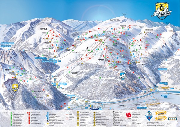 Mayrhofen Ski Trail Map