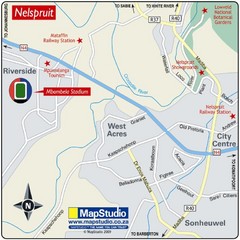 Mbombela Stadium, Nelspruit, South Africa Map