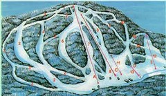 McCauley Mountain Ski Trail Map