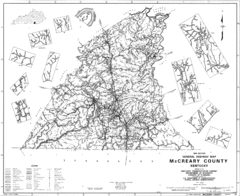 Mccreary County General Highway Map