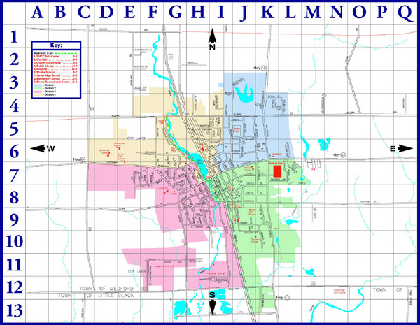 Medford City Map