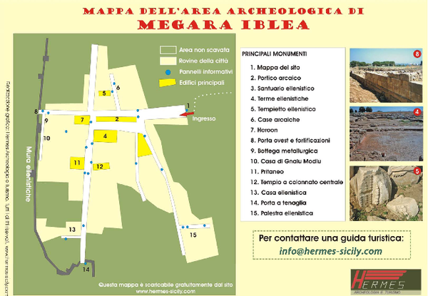 Megara Hyblaea Map