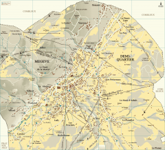 Megeve Village Map