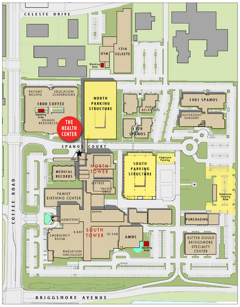 Memorial Medical Center Map