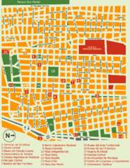 Mendoza Tourist Map