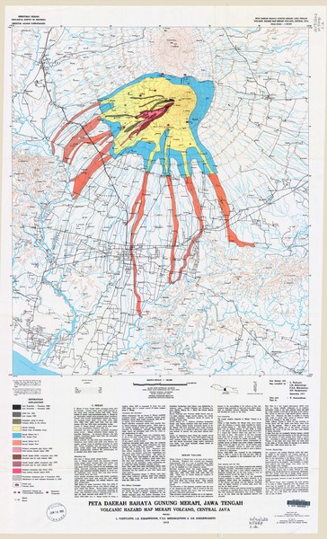 Merapi Volcano Hazard Map