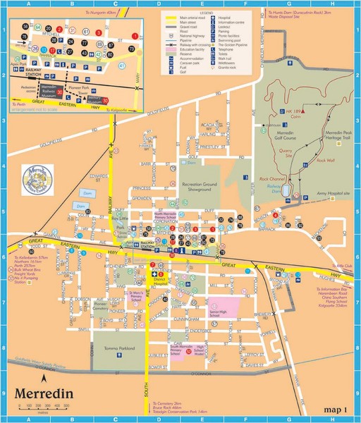 Merredin Map