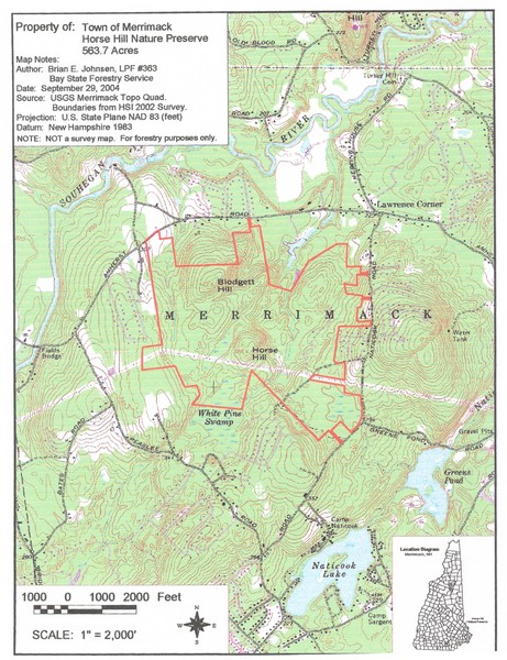 Merrimack Topo Map