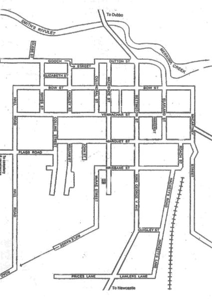 Merriwa Town Map