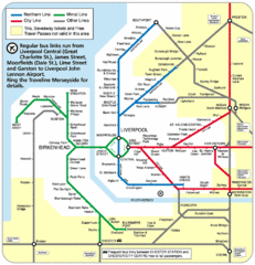 Merseyside Tube Map