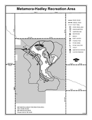 Metamora-Hadley State Park, Michigan Site Map
