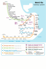 Metro Rio Map Metro Rio Map