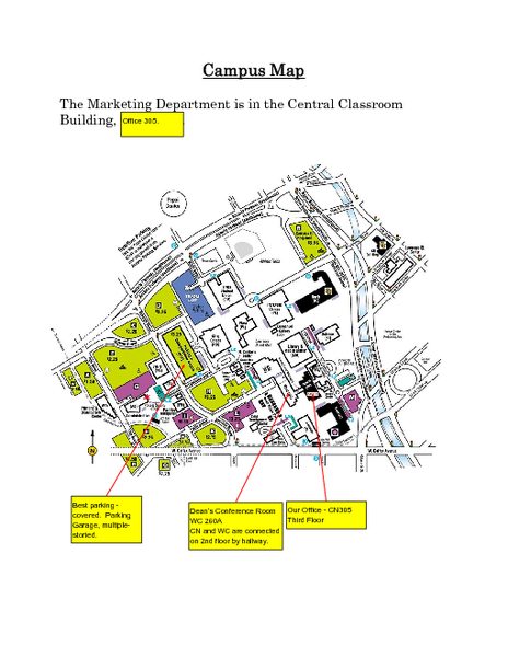 Metropolitan State College of Denver Map