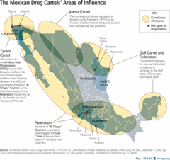 Mexican Drug Cartel Map