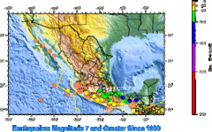 Mexican Earthquakes Magnitude 7 or Greater Since...