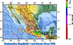 Mexican Earthquakes Magnitude 7 or Greater...