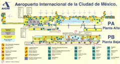 Mexico City Airport Map