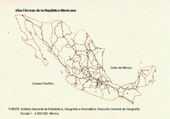Mexico Railways Map