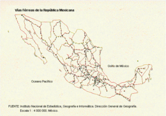 Mexico Railways Map Mexico Railways Map