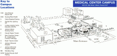 Miami Dade College - Medical Center campus map